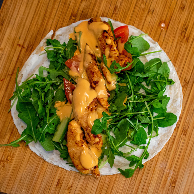 Kycklingwrap